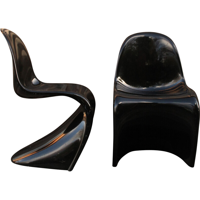 Paar vintage stoelen van Verner Panton