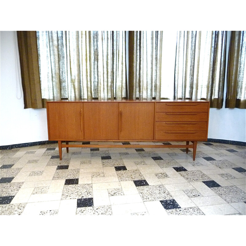 Large Mid-Century Sideboard in Teak - 1960s