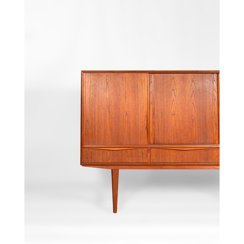 Enfilade vintage en teck par E.W. Bach pour Sejling Skabe, Danemark 1960