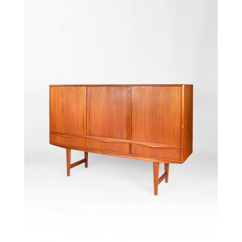 Credenza di metà secolo in teak di E.W. Bach per Sejling Skabe, Danimarca 1960