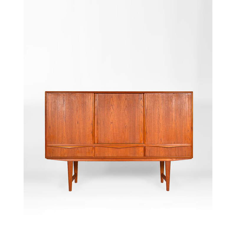 Mid century teak sideboard by E.W. Bach for Sejling Skabe, Denmark 1960s