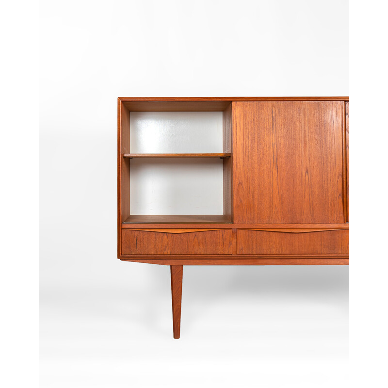 Mid century teak dressoir van E.W. Bach voor Sejling Skabe, Denemarken 1960