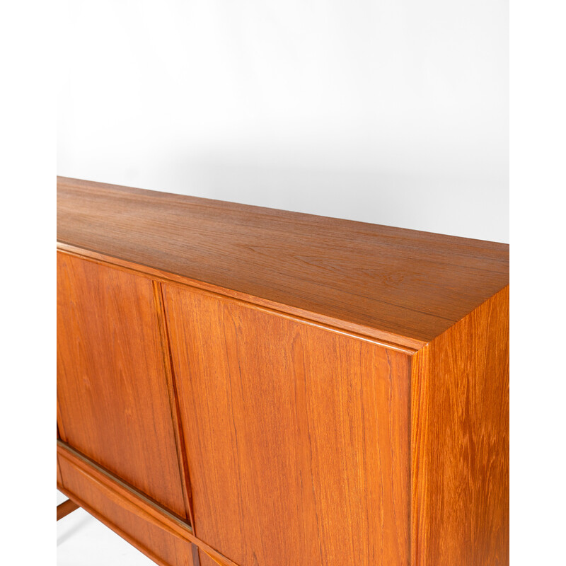 Credenza di metà secolo in teak di E.W. Bach per Sejling Skabe, Danimarca 1960