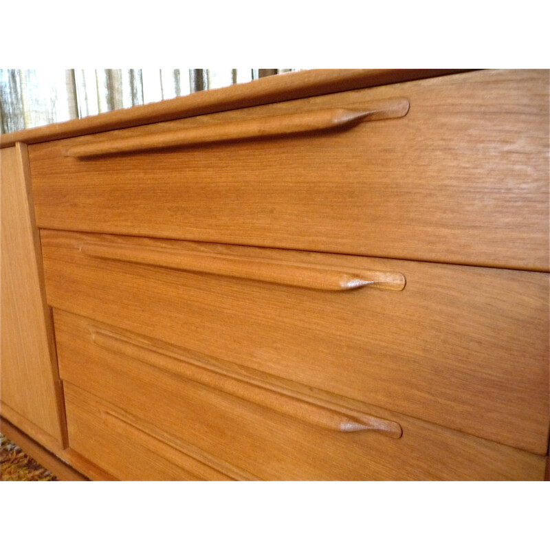 Large Mid-Century Sideboard in Teak - 1960s