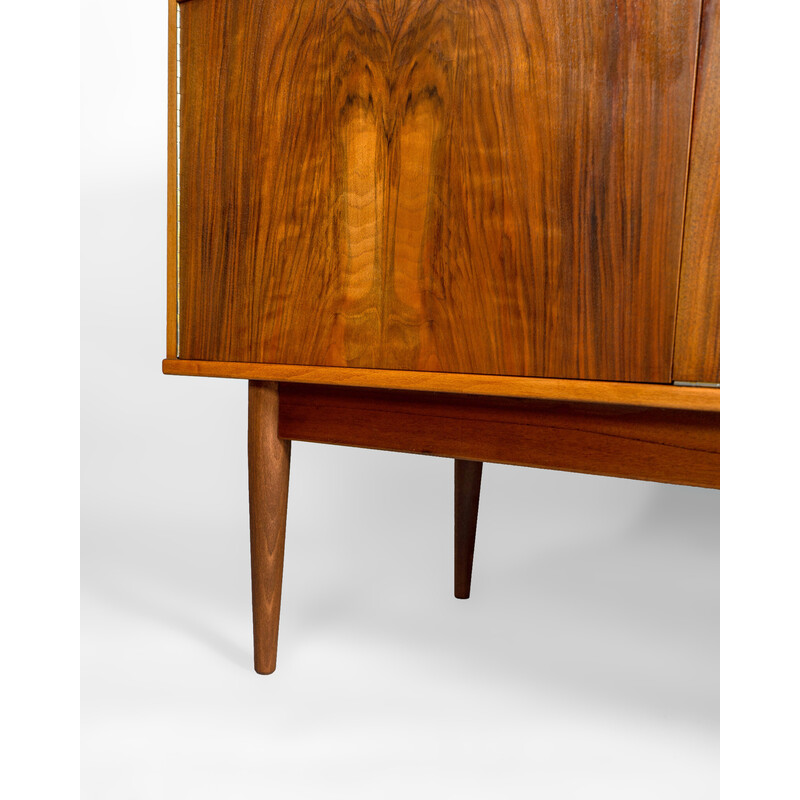 Mid century walnut and zebrano sideboard by Austinsuite, UK 1960