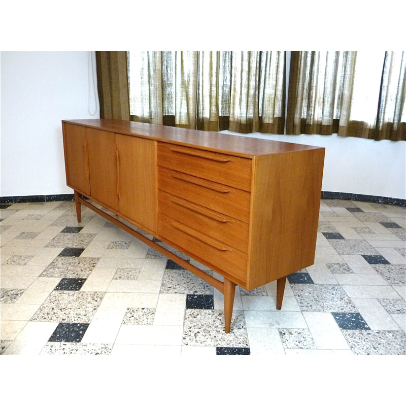 Large Mid-Century Sideboard in Teak - 1960s