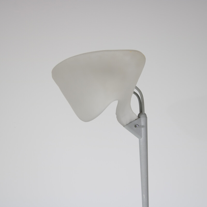 Vintage floor lamp with matte glass by Relco, Italy 1970s