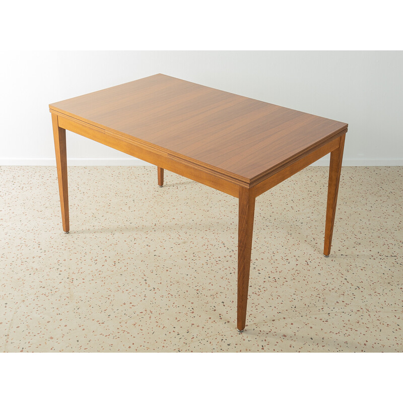 Vintage extendable walnut dining table, Germany 1960s