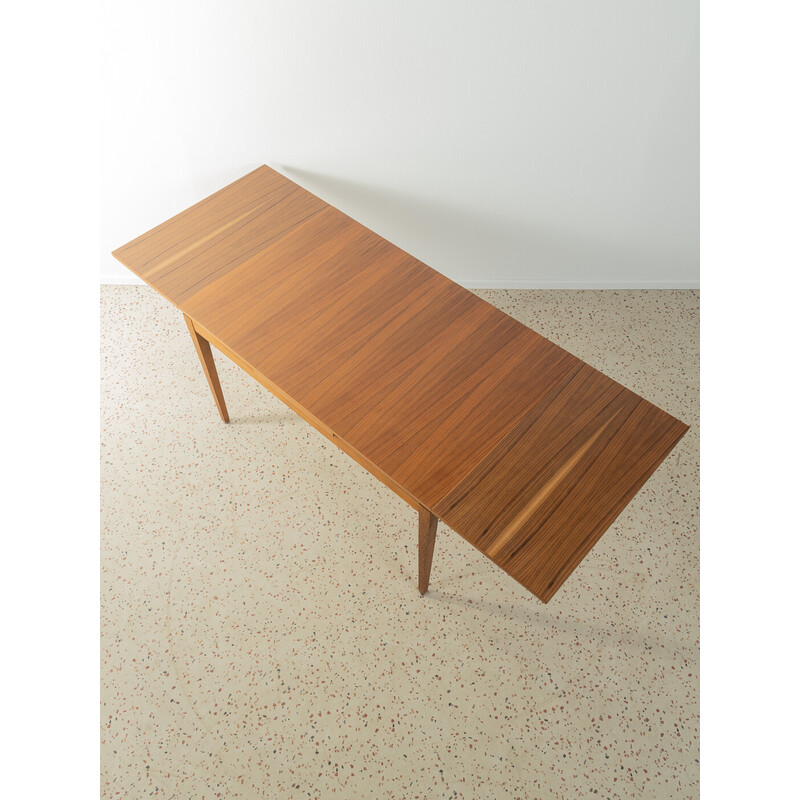 Vintage extendable walnut dining table, Germany 1960s