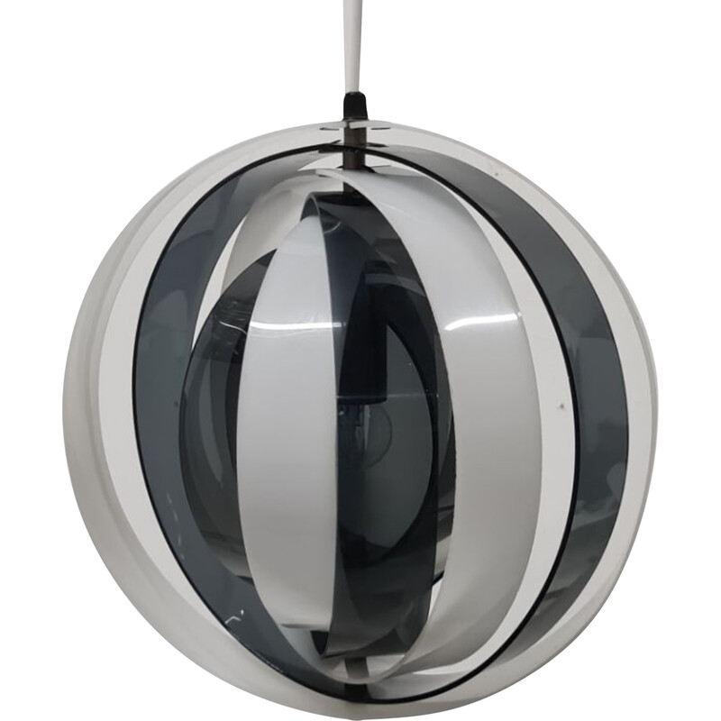 Candeeiro suspenso Vintage Space Age Moon por Verner Panton, Dinamarca Anos 60