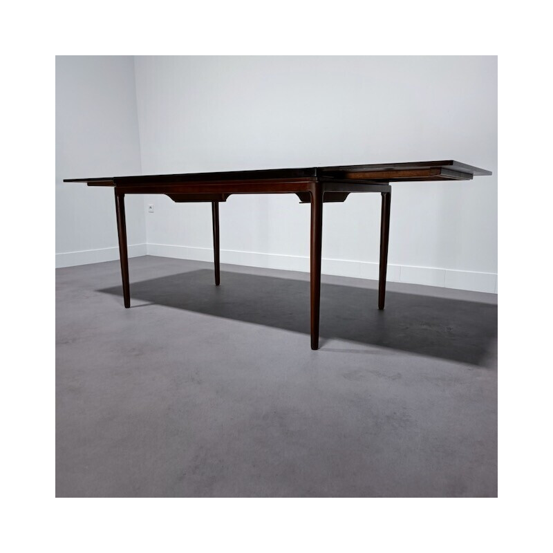 Table vintage modèle 8 en palissandre par Johannes Anderson pour Christian Linneberg, Danemark 1964