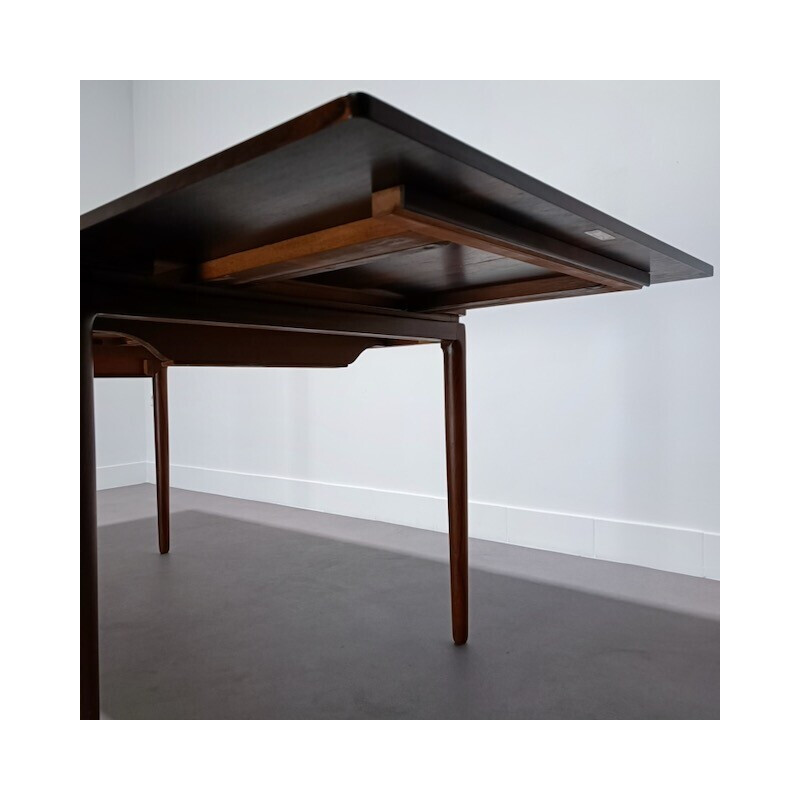 Vintage model 8 rosewood table by Johannes Anderson for Christian Linneberg, Denmark 1964s