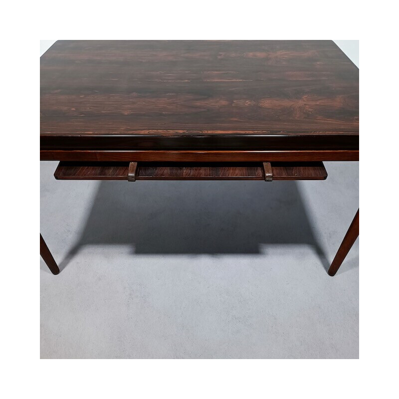 Vintage model 8 rosewood table by Johannes Anderson for Christian Linneberg, Denmark 1964s