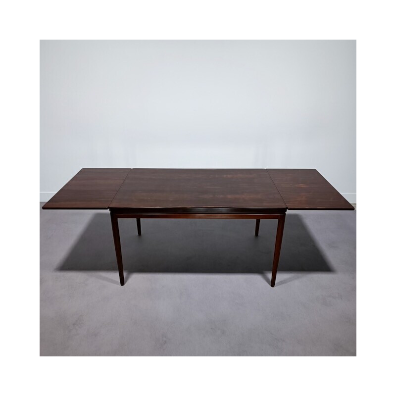 Vintage model 8 rosewood table by Johannes Anderson for Christian Linneberg, Denmark 1964s