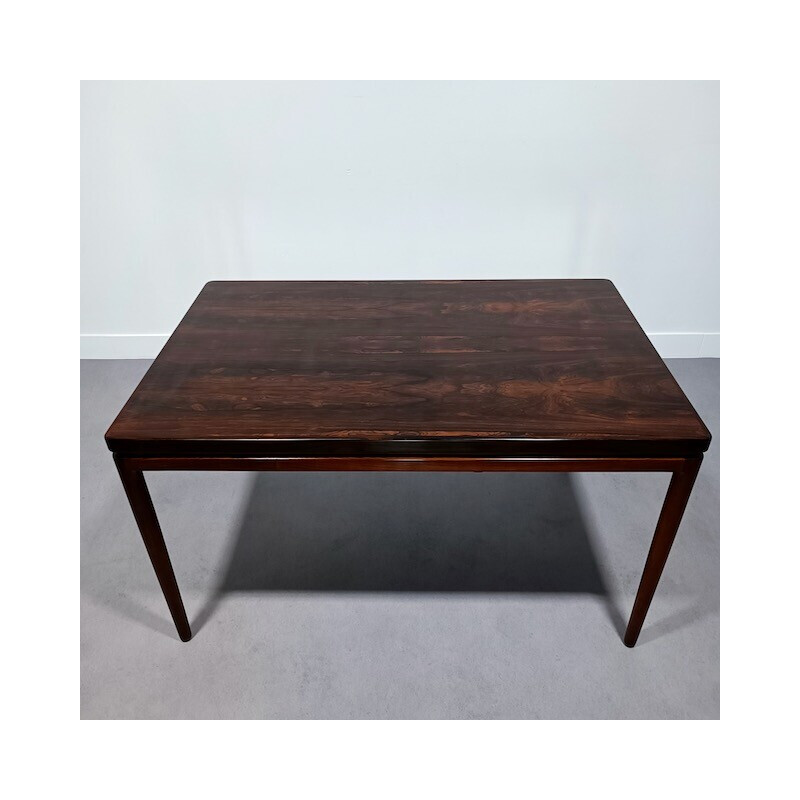 Vintage model 8 rosewood table by Johannes Anderson for Christian Linneberg, Denmark 1964s