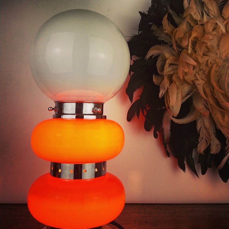Vintage-Lampe aus Muranoglas von Carlo Nason für Mazzega
