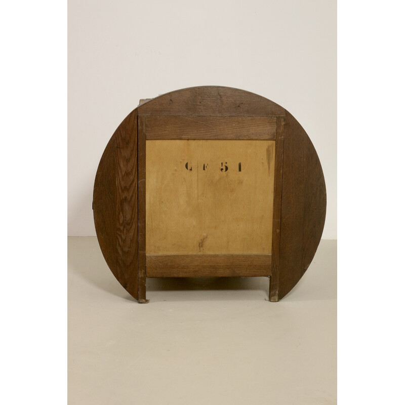 Vintage night stand with atypical shape, 1950-1960