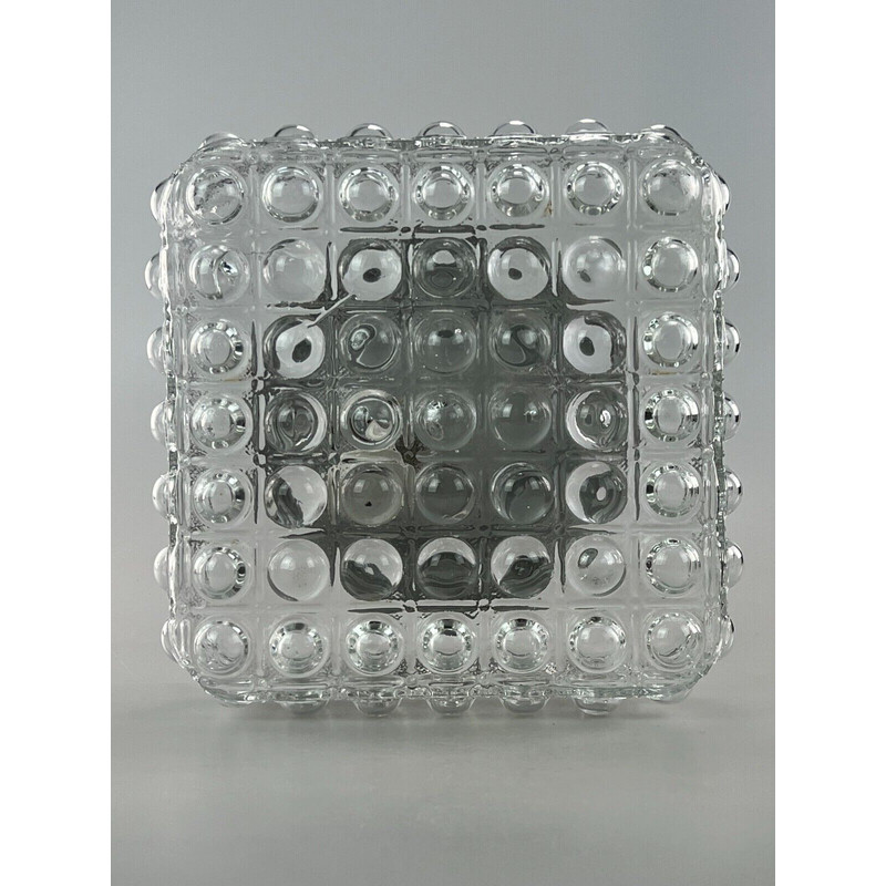 Plafonnier vintage en verre bulle, 1960-1970
