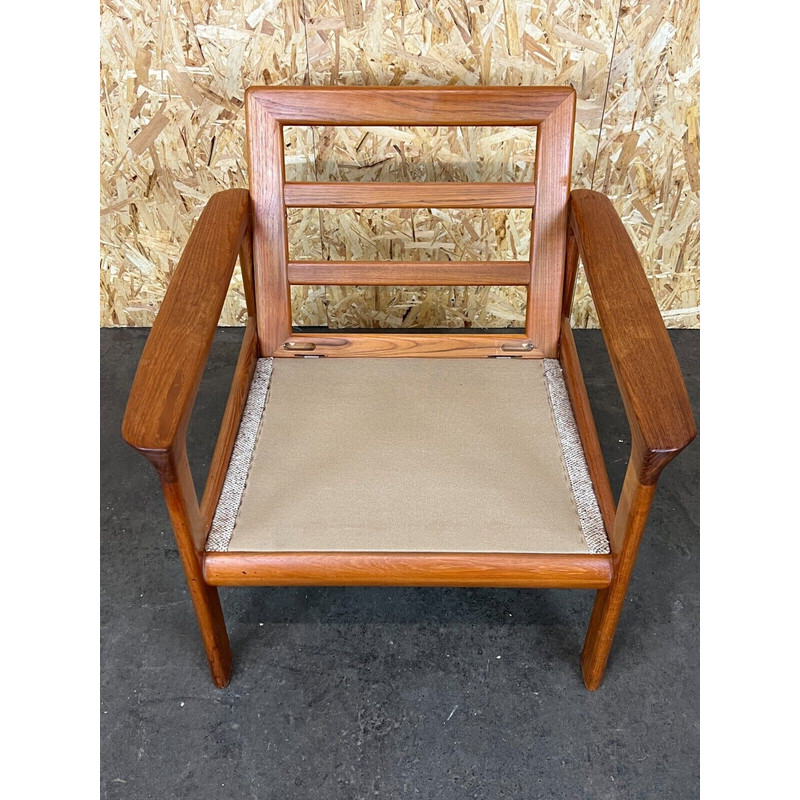Vintage teakhouten fauteuil van Sven Ellekaer voor Komfort Design, Denemarken 1960-1970