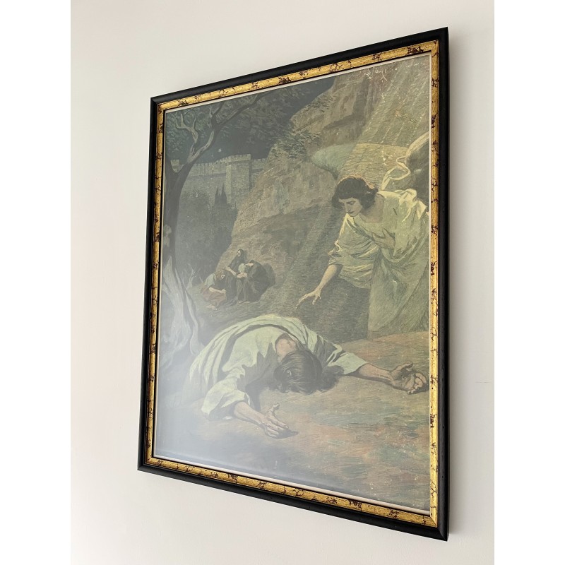Impression vintage "L'agonie dans le jardin de Gethsémani", 1930