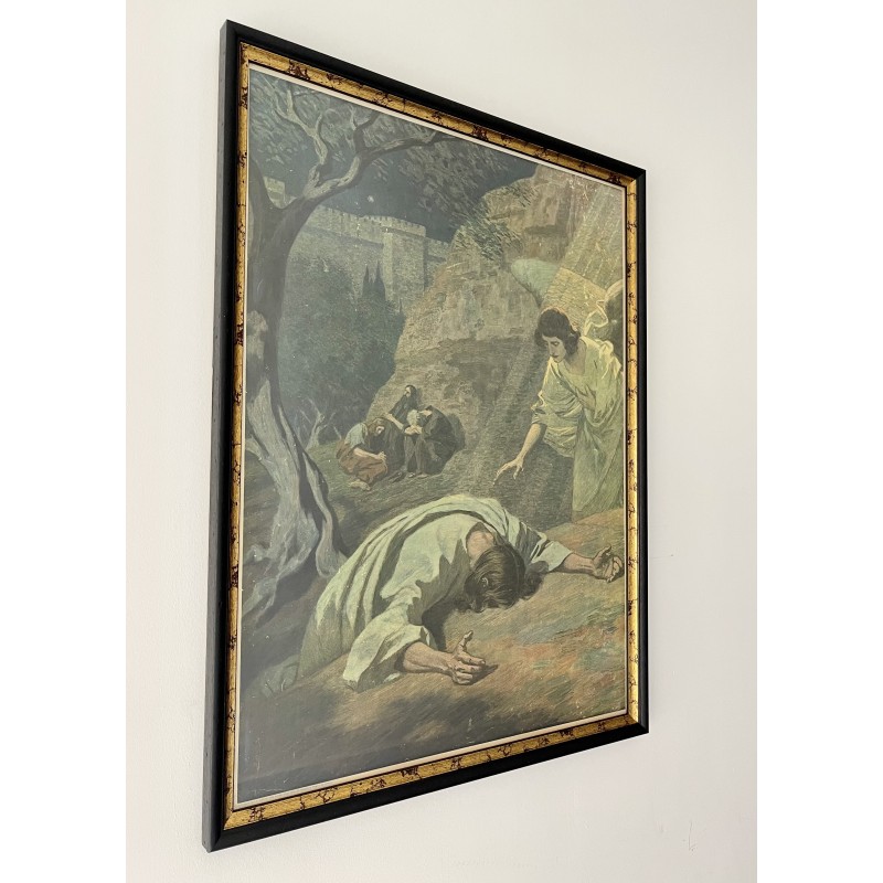 Vintage print "The Agony in the Garden of Gethsemane", 1930s