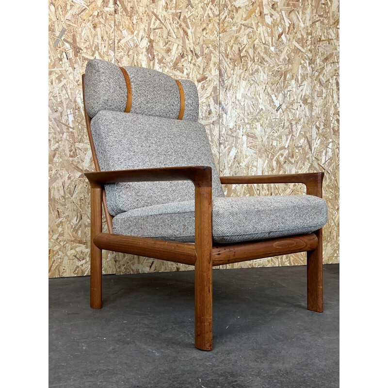 koken Theoretisch kromme Vintage teakhouten fauteuil van Sven Ellekaer voor Komfort Design,  Denemarken 1960