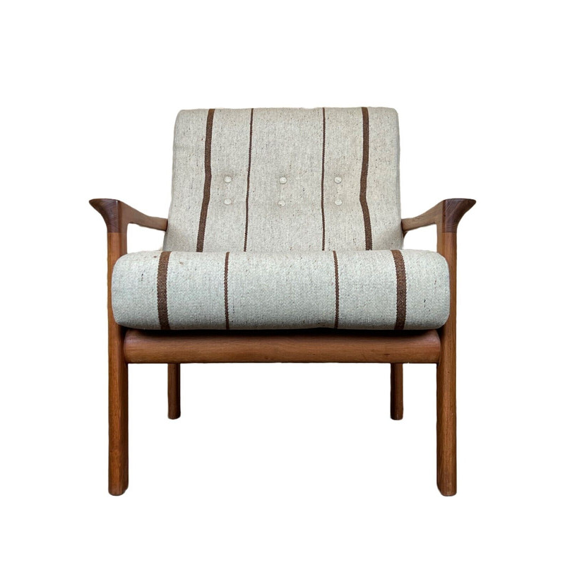 Fauteuil vintage en teck par Sven Ellekaer pour Komfort Design, Danemark 1960-1970