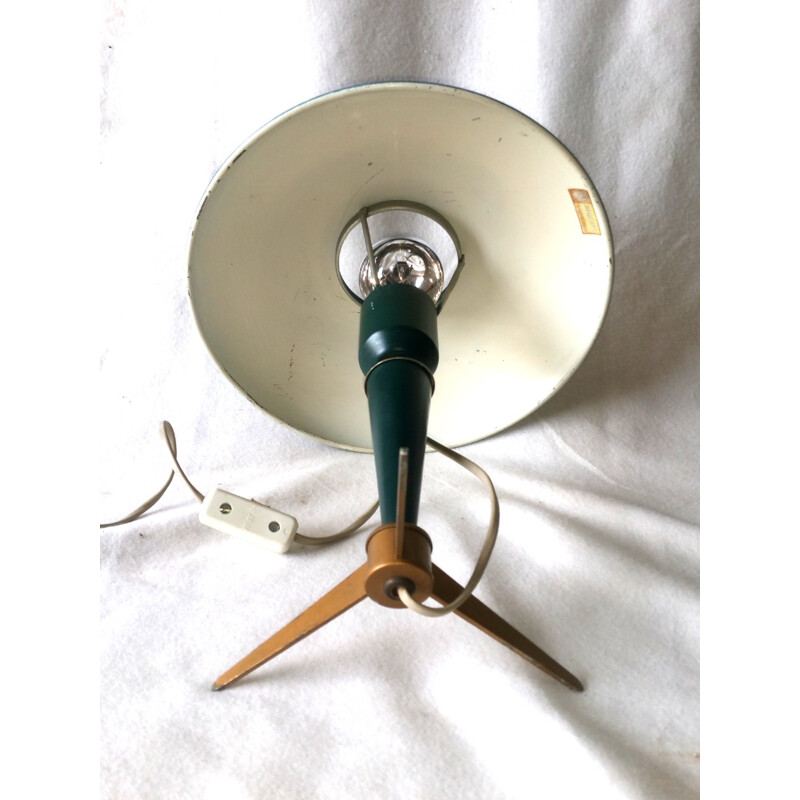Lampe de table piétement tripode Philips par Louis Kalff - 1950