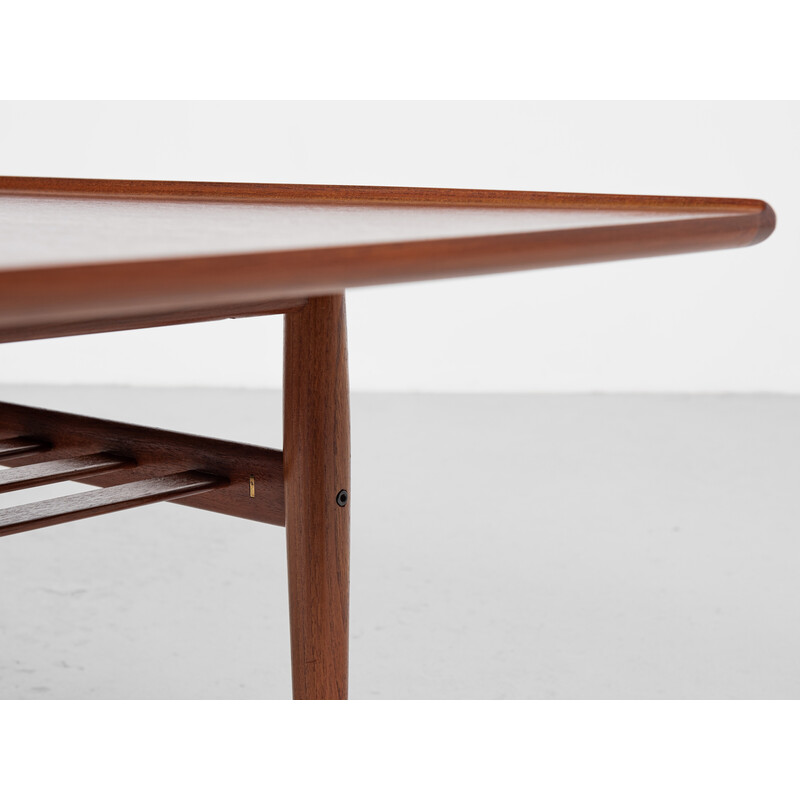 Mid century Danish coffee table in teak by Grete Jalk for Glostrup, 1960s