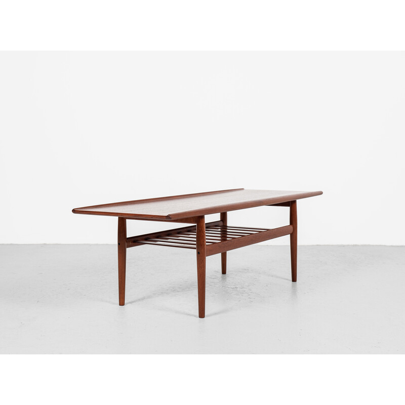 Mid century Danish coffee table in teak by Grete Jalk for Glostrup, 1960s