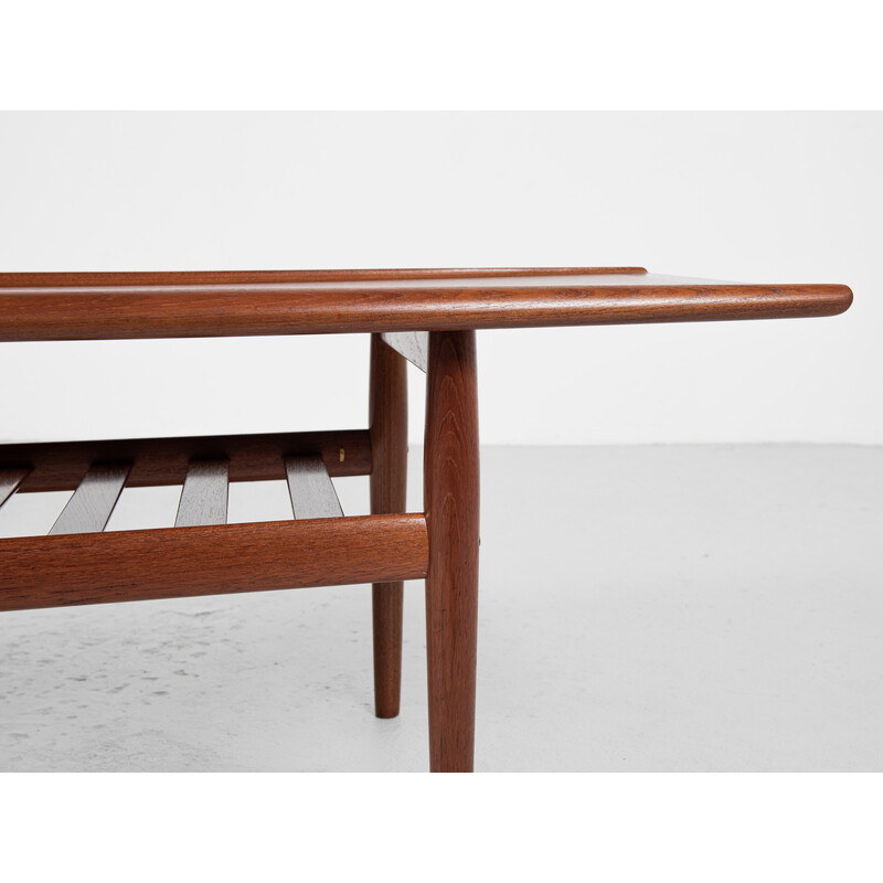 Mid century Danish coffee table in teak by Grete Jalk for Glostrup, 1960s