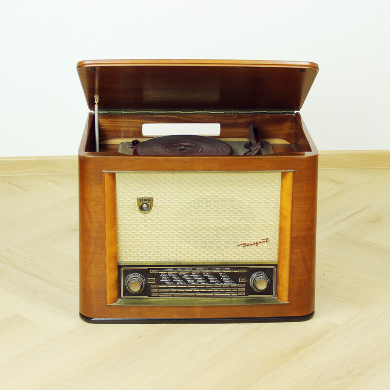 Oude Tesla Dirigent gramoradio, Tsjechoslowakije 1956