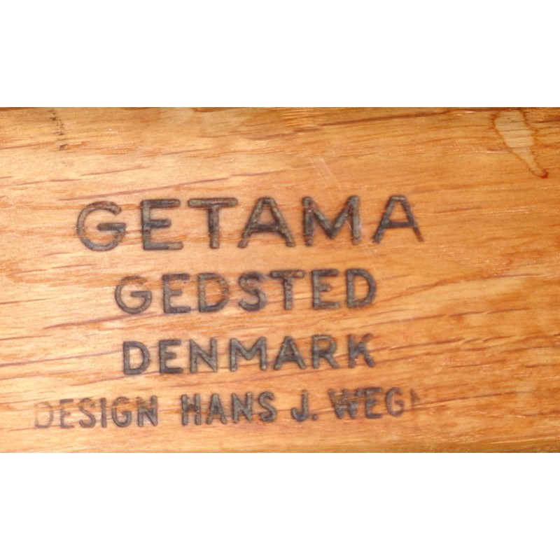 Vintage tweezitsbank Ge-290 van Hans J. Wegner voor Getama