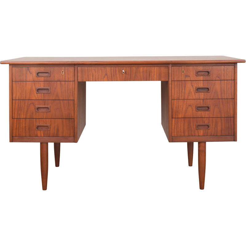 Mid-century Danish teak desk, 1960s