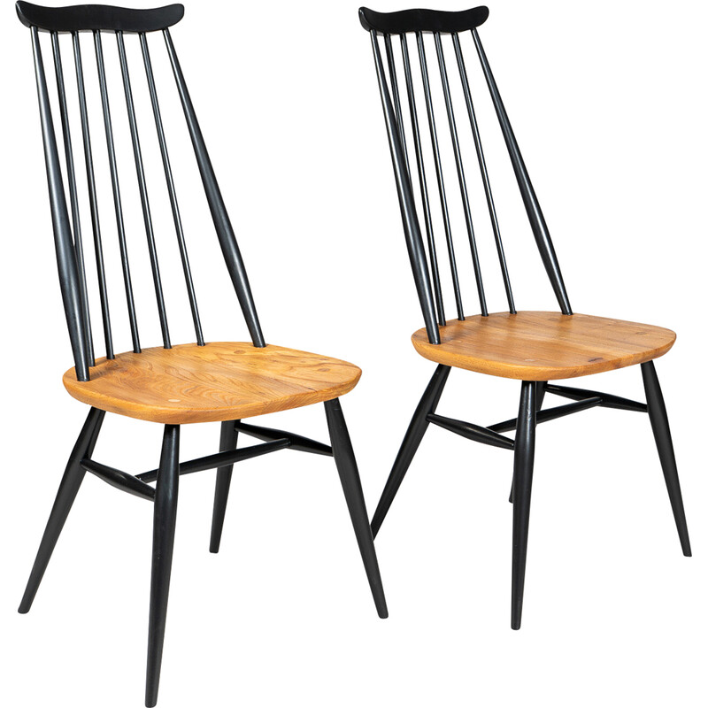 Pair of vintage Moustache chairs by Lucian Ercolani for Ercol, 1960s