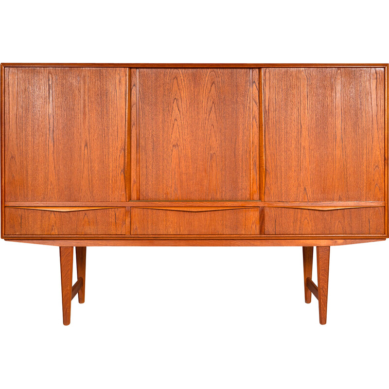 Mid century teak sideboard by E.W. Bach for Sejling Skabe, Denmark 1960s