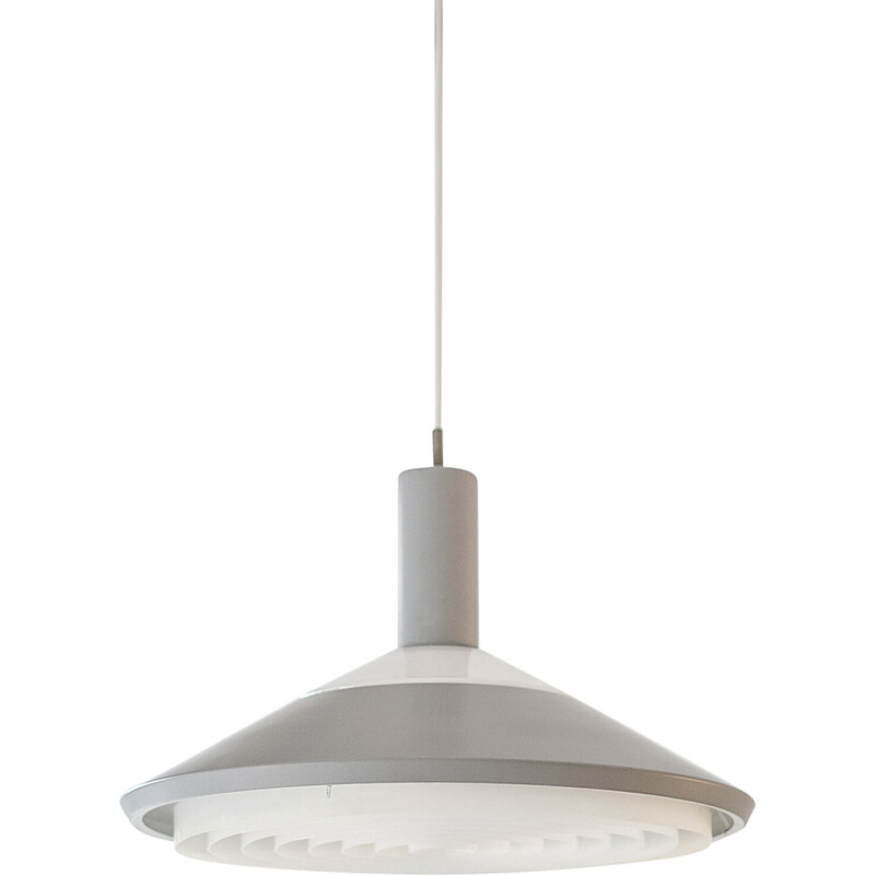 Klassependel vintage pendant lamp in aluminium, glass and acrylic by Louis Poulsen, Denmark 1967s