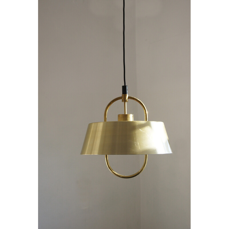 Vintage Danish Hercules pendant lamp by Jo Hammerborg for Fog and Mørup, 1977