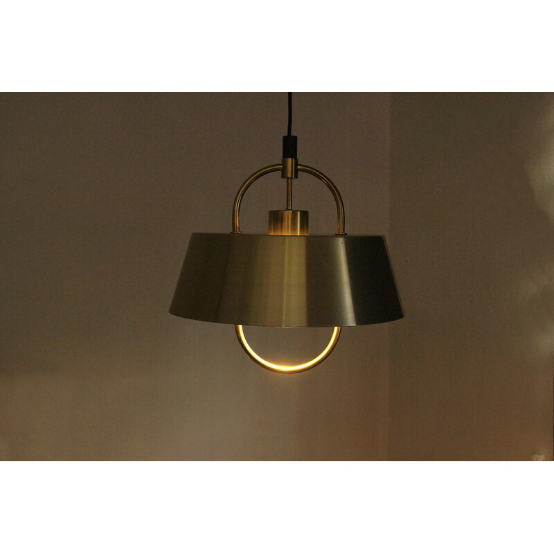 Vintage Danish Hercules pendant lamp by Jo Hammerborg for Fog and Mørup, 1977