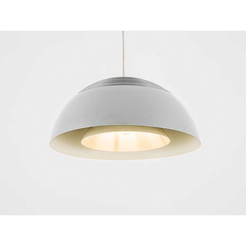 Vintage Aj Royal pendant lamp in light grey by Arne Jacobsen for Louis Poulsen