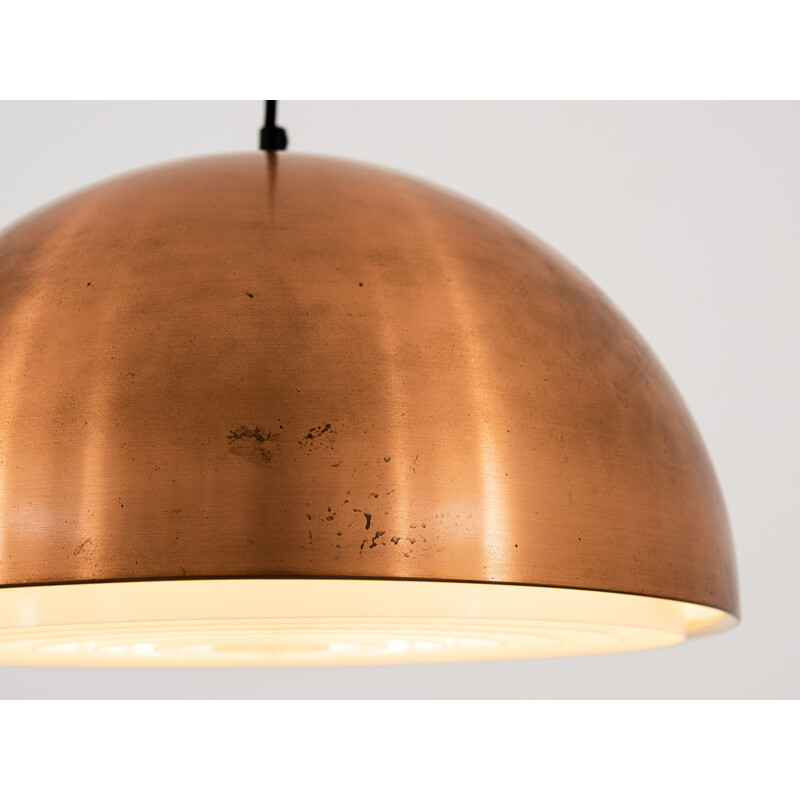 Vintage Louisiana pendant lamp in copper by Jørgen Bo and Vilhelm Wohlert for Louis Poulsen, 1960s