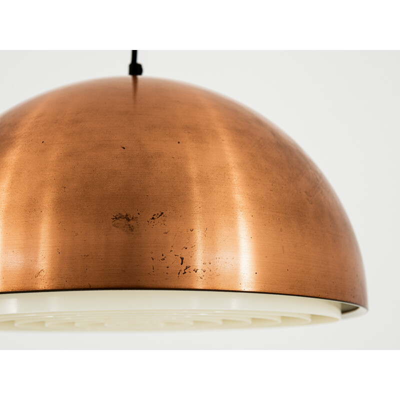 Vintage Louisiana pendant lamp in copper by Jørgen Bo and Vilhelm Wohlert for Louis Poulsen, 1960s
