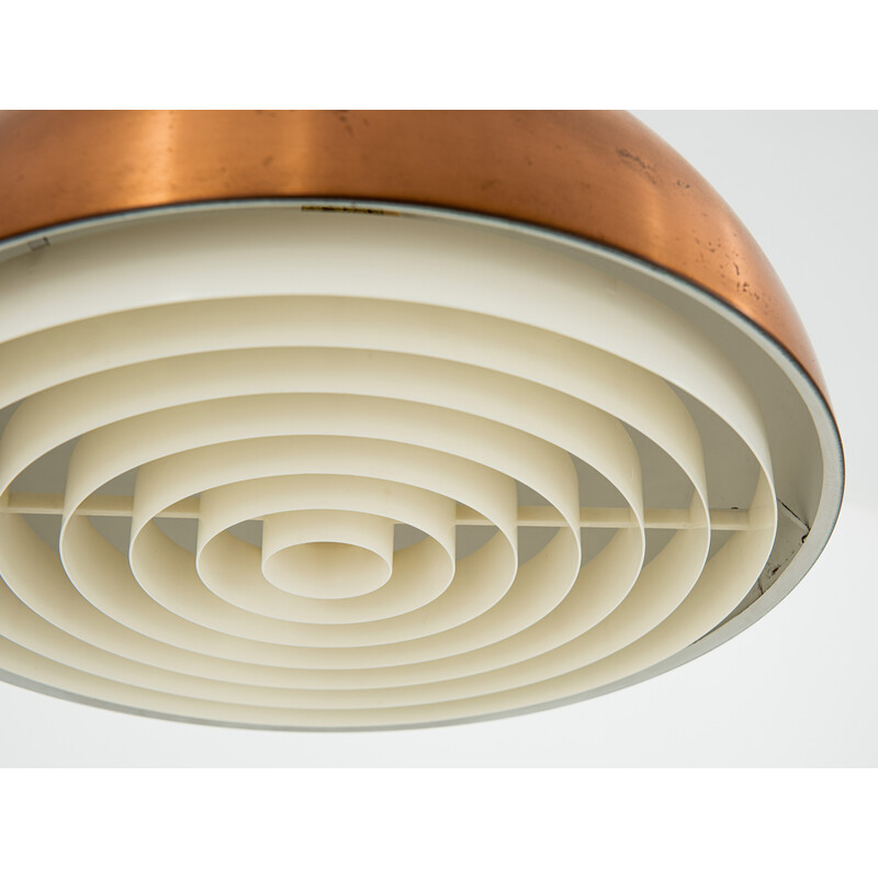 Vintage Louisiana pendant lamp in copper by Jørgen Bo and Vilhelm Wohlert for Louis Poulsen, 1960s