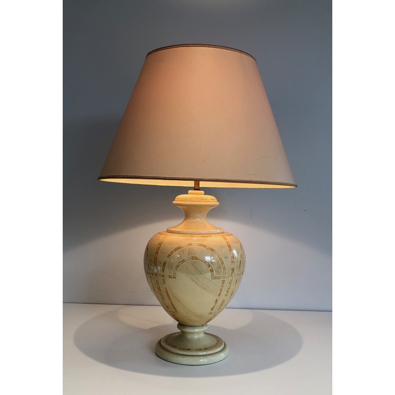 Vintage eierschaal lamp, 1970