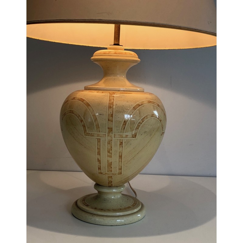 Vintage eierschaal lamp, 1970