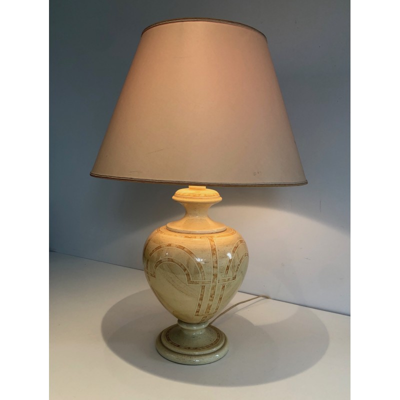 Vintage eierschaal lamp, 1970