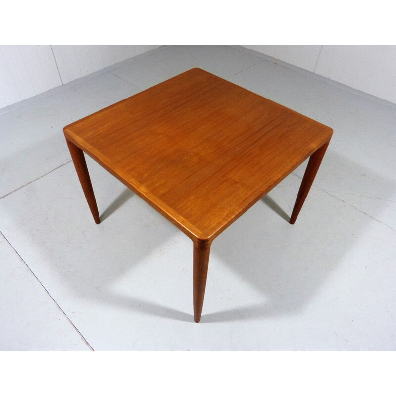 Mesa de café Vintage de teca de H. W. Klein para Bramin, Dinamarca Anos 60