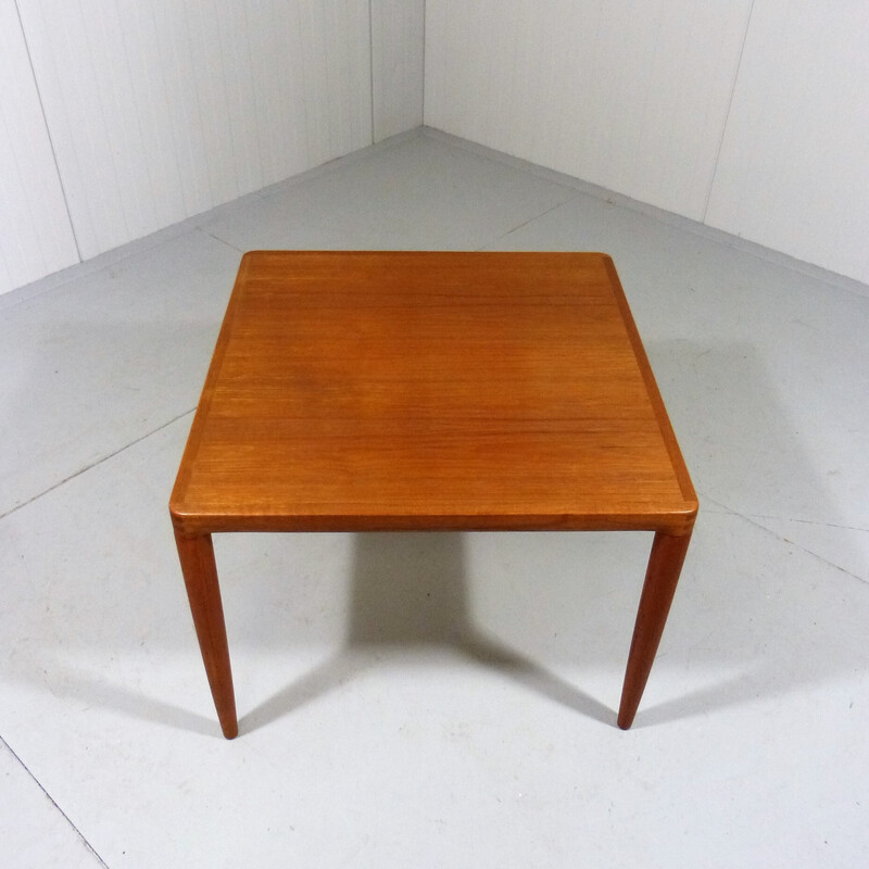 Vintage teak coffee table by H. W. Klein for Bramin, Denmark 1960s