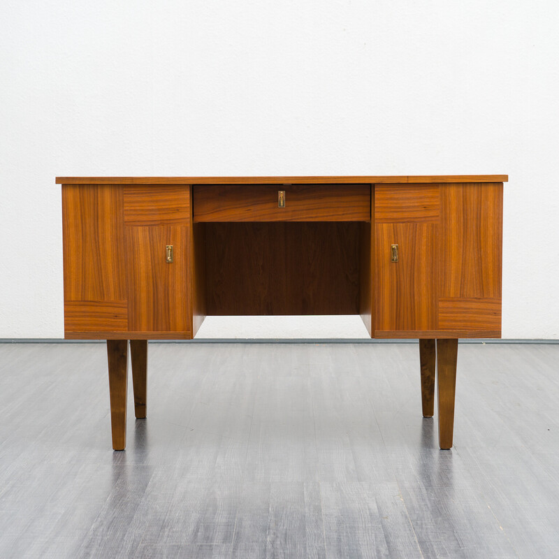 Mesa de nogueira minimalista Vintage, década de 1960