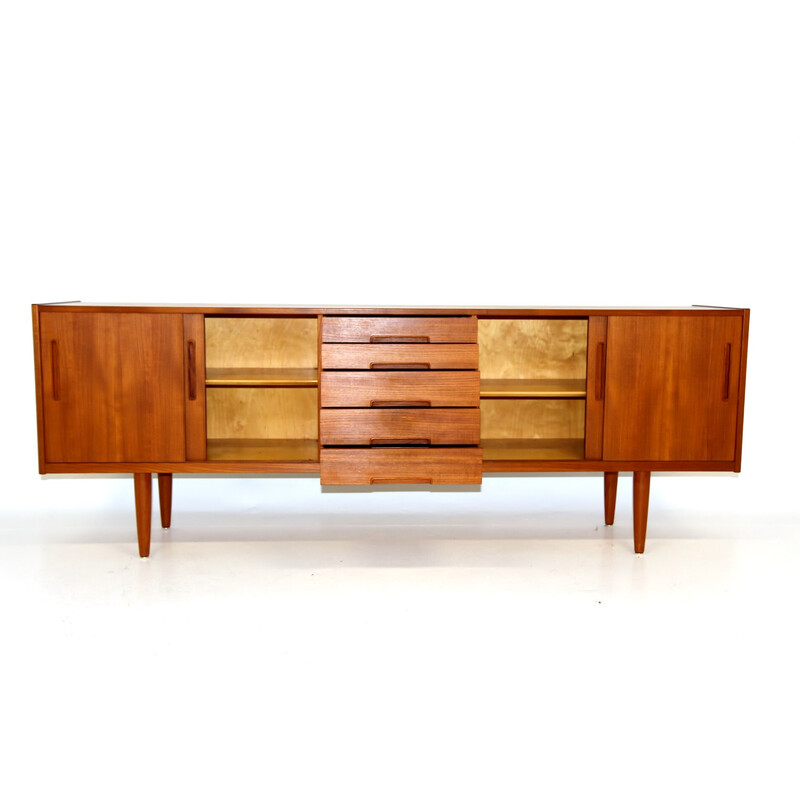 Vintage teakhouten "Gigant" dressoir van Nils Jonsson voor Troeds, Zweden 1960